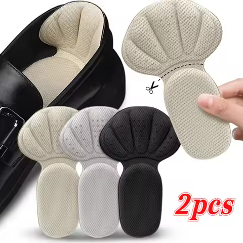 Heel Stickers Sneakers Heel Protection Pads Pain Relief Shoe Size Reducer Half Cushion Heel Inserts 