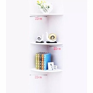 3-tier Stacking Shelf For Wall Corner Decoration Book And Display