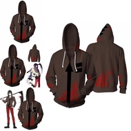 Anime Of Angels Death Isaac·Foster Zack Hoodies Coat Costume Sweatshirt Cosplay