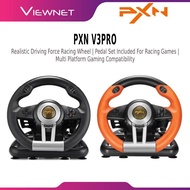 PXN V3PRO Driving Force Racing Wheel USB Steering Wheel Controller For PC PS4 Xbox One Switch