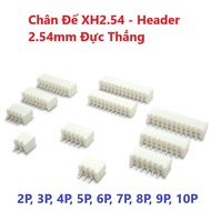 Bracket XH2.54 - Header 2.54mm Male Straight, 2P, 3P, 4P, 5P, 6P, 7P, 8P. 9P, 10P