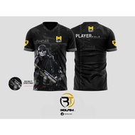Kaos Shirt Gaming Jersey Esport Call Of Duty COD PUBG Free Fire FF Mobile Legend Print Custom Short 