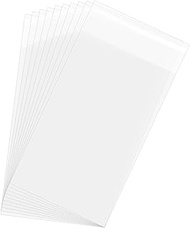 QUARKZMAN 9.8 x 5.1 Inch Acid-free Picture Case, Pack of 60 Crystal Clear Photo Bags, Transparent Se