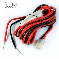 DC Power Cable Cord for Mobile Radio YAESU ICOM Kenwood TK-760/768/8800 TM-241 FT 3 metres