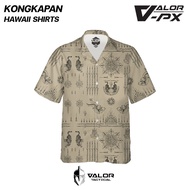 Valor PX - Kongkapan Hawaii Shirts เสื้อฮาวาย ลายสักยันต์ แขนสั้น สําหรับผู้ชายและผู้หญิง
