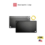 LDP3 Lodge 16.75x9.5" Cast Iron Reversible Grill/Griddle ถาดย่าง/ผัดเหล็กหล่อ ลอดจ์