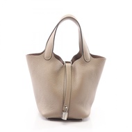 【二手】愛馬仕 HERMES 手提包 Picotin Lock PM Tourterelle Grey Tourterelle Grey 其他 Picotin Lock PM Tourterelle 