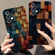 Samsung A13 A23 A32 A33 A52 A53 A72 A73 Case Camera Protector Wood Motif