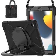 Three-in-One Tablet Protective Case Thickened Shock-resistant Protective Case with Pen Slot Suitable