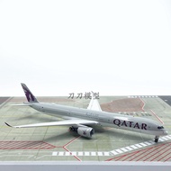 1: 400 Katar Airlines A350-1000 Airliner A7-ANP Aircraft Model Alloy Simulation Ornaments