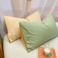 SG 30X50cm Washed Cotton Pillowcase Abraded Pillow Case Solid Color Hotel Quality Pillowcases