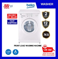 【 FREE VOUCHER 】 BEKO 7KG WMB71001 1000RPM Europe A+ Energy Ratings Front Load Washing Machine  | MESIN BASUH | 洗衣机