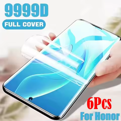 6Pcs Hydrogel Film For Honor X9a X9b X8a X8b X7a X7b X6b X6s X6a X50 X40 X30 Screen Protector For Ho