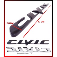 Honda Civic Emblem Honda Civic FD FD1 FD2 Fashion Japan Black Sporty Plastic Material