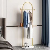 Creative Clothes Hanger Rack Bedroom Shelf Movable Rack