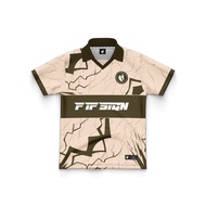 FIFSIGN thunder cream retro collar jersey