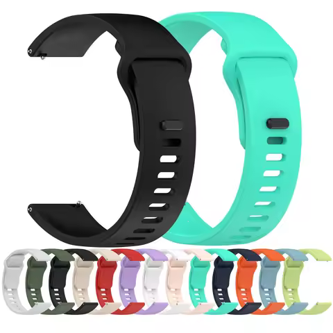 22mm Silicone Watch Straps For LEMFO K22 PRO K27 K37 C20 K56 PRO LEM56 DM50 C22 Smart Watch Band Bra