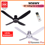 KDK W56WV 56" DC Motor Ceiling Fan with Remote