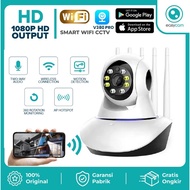 [ V380 PRO ] 1080p HD CCTV Camera Wireless CCTV Monitoring Camera Wifi 3 Antenna Camera - IP CAM - C