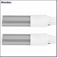 MUNDAN 2 Pack LED Tube Light, AC 85-265V G23/GX23 LED Bulb, Bright 4W CRI 80+ 2-Pin PL Retrofit Lamp