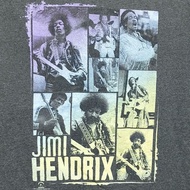 ️B00003 ️ Chest 44/Length 29" Jimmy Hendrix Second-Hand T-Shirt Vintage Brand Cartoon Band Fun Patte