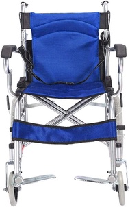 รถเข็นผู้ป่วย ผู้สูงอายุ Wheelchair เก้าอี้รถเข็น พับเก็บได้ เเข็งเเรง รับนน.ได้มาก UYIGOรถเข็นผู้สูงอายุวีลแชร์สีฟ้าAA015รถเข็นผู้ป่ว111