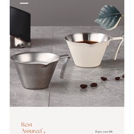 304 stainless steel coffee measuring cup 100ml espresso cup