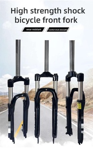 Suspension Fork Bike MTB Fork Mechanical Shock Aluminum Alloy Coil Fork 26 27.5er inches