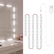 LED Makeup Mirror Lights 42LEDs Dimmable Touch Control Vanity Bathroom Light with USB Cable Strip Dr