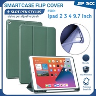 Smart Case iPad 2 3 4 9.7 Inch Auto Sleep Flip Cover Stand Casing Slot Pen
