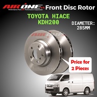 AIRONE Toyota Hiace KDH200 Front (Depan) OE Brake Disc Rotor Racing (285mm) (2 Pieces)
