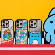 CASETiY Bugcat Capoo Skater Magnetic Case For iPhone 16 16Pro 11 12 13 14 15 Plus Pro Max Hard Clear