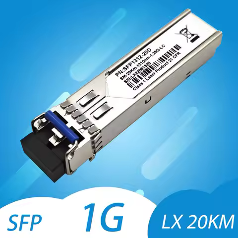 1.25G SFP Transceiver 1000Base-LX, 1310nm SMF, up to 10 km, for Cisco GLC-LH-SMD Meraki Ubiquiti Uni
