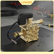 LOVIVER High Pressure Washer Pump Head Car Washer Pump Head Assembly for DIY Enthusiasts
