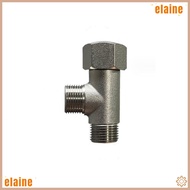 ELAINE Bidet T Adapter, Coated Nickel Valve Adapter, Water Line Brass 9/16″ x 9/16″ x 9/16″ 3 Way Bi