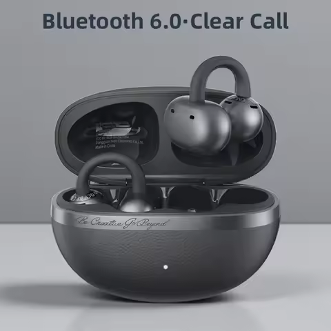 QCY Crossky C50 Open Ear Wireless Earbuds Bluetooth 6.0 Comfort Clip On Sports Earphone 4 Mic AI Cle