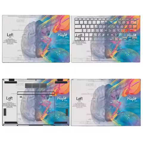 Pre-Cut Anti Scratch Vinyl Sticker Skin Protector for ASUS Zenbook Duo (2024) UX8406 UX8406M