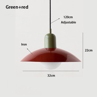 Mid-style Nordic Color Macron Cining Room Bedroom Lighting Chandelier Simple Modern Bauhaus Dining T