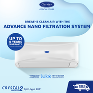 Carrier Crystal 2 Split Type High Wall Aircon 2HP