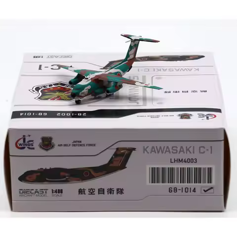 LHM4003 Alloy Collectible Plane Gift JC Wings1:400 Japan Air Self Defence KAWASAKI C-1 Diecast Aircr