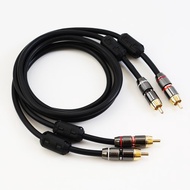 川木W184 雙蓮花頭 音頻線 雙RCA 2RCA 無氧銅 OFC 電視 音響