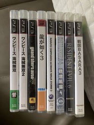 PS3 Games PlayStation 3 game 遊戲每$30合$200 人中之龍3 如龍如3 海賊無雙2 戰國Basara3 戰地風雲4 RE6 GTA5