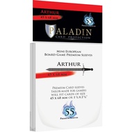Arthur Card Sleeves by Paladin (45 x 68 mm, Mini European, 55 sleeves per pack, 90 microns)