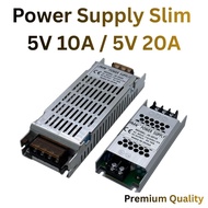 POWER SUPPLY 5V 10A / 5V 20A SLIM RUNNING TEXT SWITCHING ADAPTOR 5V POWER SUPPLY 5V ADAPTOR