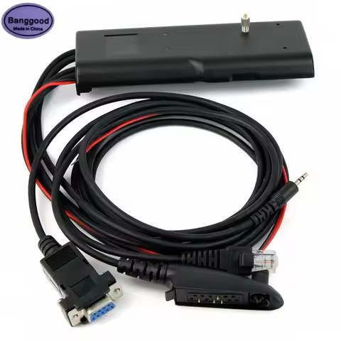 4 in 1 Programming Cable for Motorola GP88S GP328 GP300 GM300 GP88S CP200 GP340 PM400 GR400 Two Way 