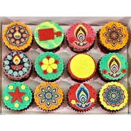 Custom Cupcakes | Celebration Cupcakes | Diwali Cupcakes | Eggless Cupcakes Option