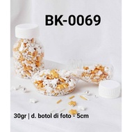 Bk-0069 Sprinkles Sprinkle Sprinkel 30 Gram Mutiara Bintang Emas