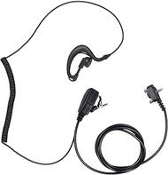 Ptt Mic Earpiece 3.5mm Screw G Shape Earpiece Two Way Radio Headset for Motorola Vertex Standard Wal