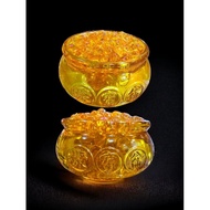Ju Bao Pen Gentong/ Golden Crystal Prosperity/ Yuan Bao 12cm