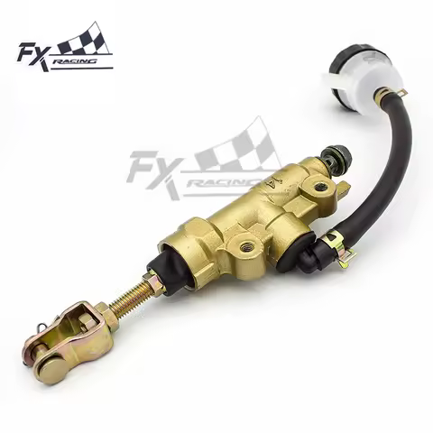 Motorcycle Rear Brake Master Cylinder Pump Foot Hydraulic Brake Cylinder ATV Go Cart Pit Bike For Ya